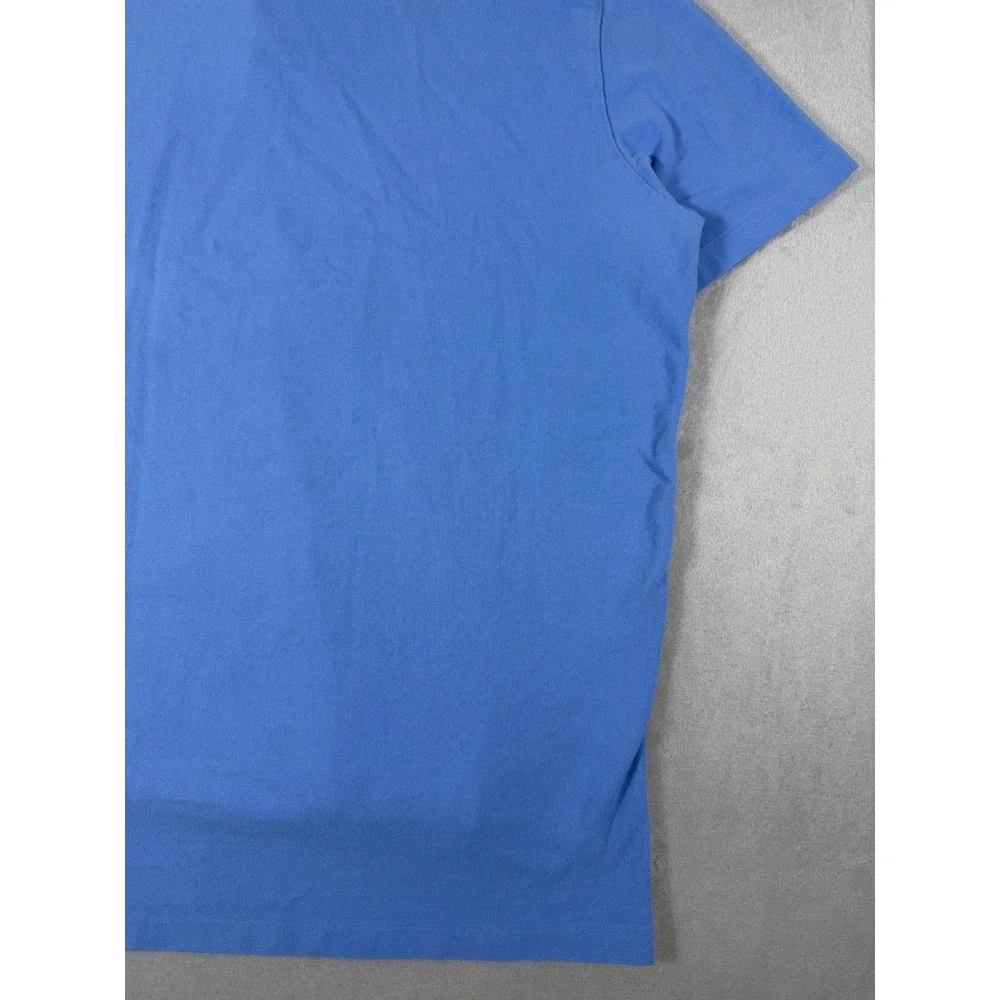 Polo Ralph Lauren Polo Shirt Mens XXL Blue Yellow Pony Pocket Short Sleeve Class
